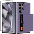 thumbnail image 1 of for Samsung Galaxy S24 Ultra Case with Screen Protector [Not-Yellowing] Samsung Galaxy S24 Ultra Wallet Case Card Holder Shockproof Phone Case for Samsung S24 Ultra for Women Men, 1 of 7