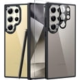 thumbnail image 1 of for Samsung Galaxy S24-Ultra Case: Shockproof Clear S24 Ultra 5G Protective Cell Phone Cases - Anti Yellowing Slim Silicone Hard Cases - Durable Full Protection Phone Cover, 1 of 7