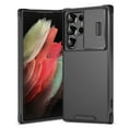 thumbnail image 1 of for Samsung Galaxy S24 Ultra Case, Slide Camera Cover Protector Military Grade Non-Slip Anti-fall Anti-scratch Drop Proof Shockproof Protective Hybrid Bumper Phone Case,Black, 1 of 8
