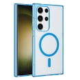 thumbnail image 1 of Samsung Galaxy S24 Ultra Case, Slim 100% Fit Magnetic Charger Compatible Shock Resistant Blue, 1 of 6