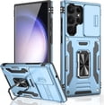 thumbnail image 1 of for Samsung Galaxy S24 Ultra Case with Upgraded Sliding Camera Lens Cover and Strong Magnetic Kickstand - Military-Grade Shockproof Protective Phone Case 6.8" for Men Women Girls - Light Blue, 1 of 13