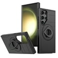 thumbnail image 1 of for Samsung Galaxy S24 Ultra Hybrid Case, Compatible with MagSafe 360 Rotating Strong Magnetic Bracket Shockproof Drop Protective Ultra Slim Phone Case for Samsung Galaxy S24 Ultra, Black, 1 of 6