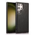 thumbnail image 1 of for Samsung Galaxy S24 Ultra Phone Case, Classic TPU + PU Leather Anti-Vibration Anti-Slip Ultralight Shockproof Protective Luxury Ultra Slim Back Case for S24 Ultra for Men Women, Black, 1 of 4