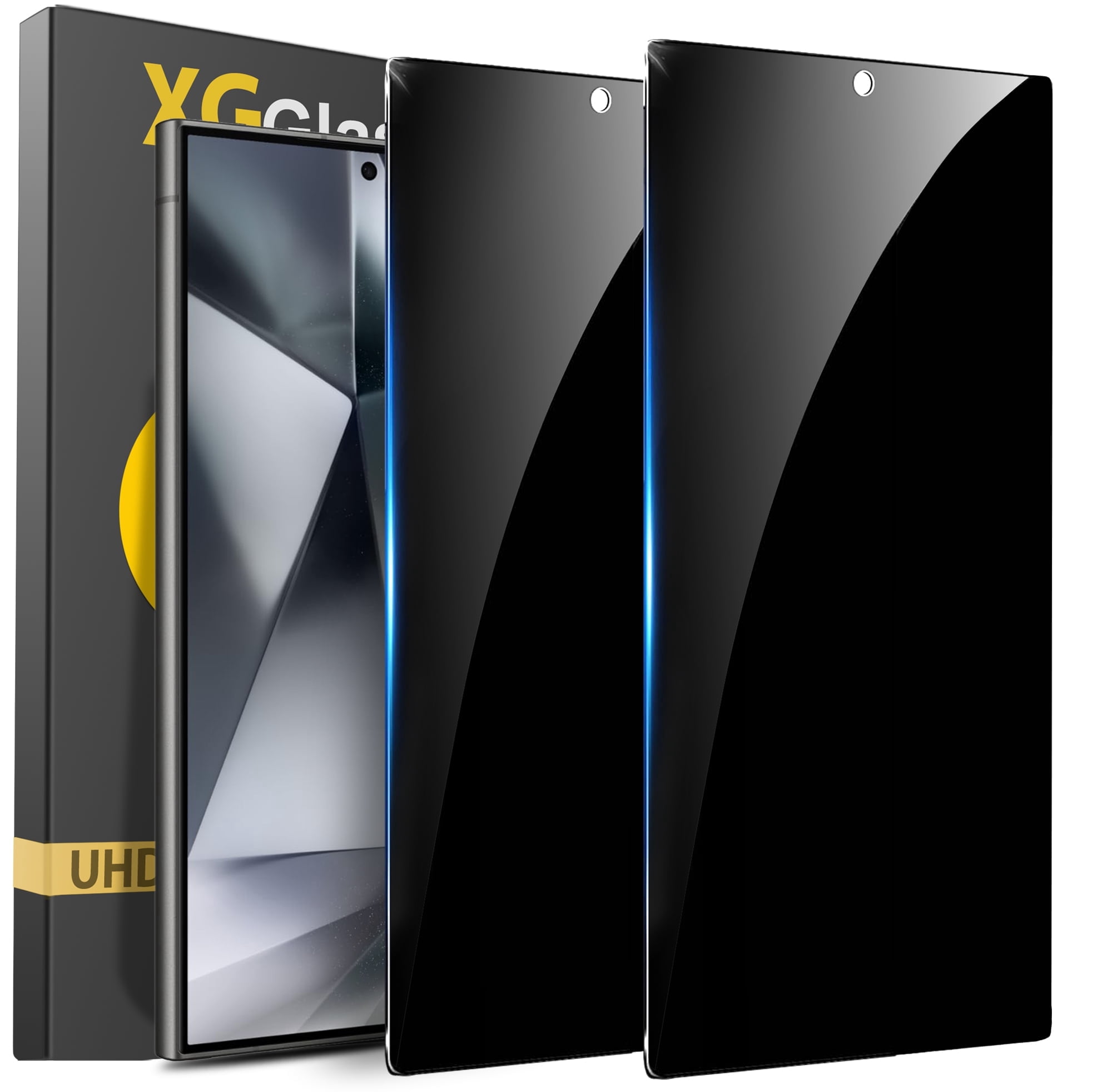 NevEND For Samsung Galaxy S24 Ultra Privacy Screen Protector, Anti Spy 2-Pack Shatterproof Tempered Glass Film 6.8"