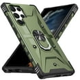 thumbnail image 1 of for Samsung Galaxy S24 Ultra Rugged Case, Shockproof Heavy Duty Protective Case with Ring Stand for Samsung Galaxy S24 Ultra Support Magnetic Car Mount Non-Slip Cover, Armygreen, 1 of 8