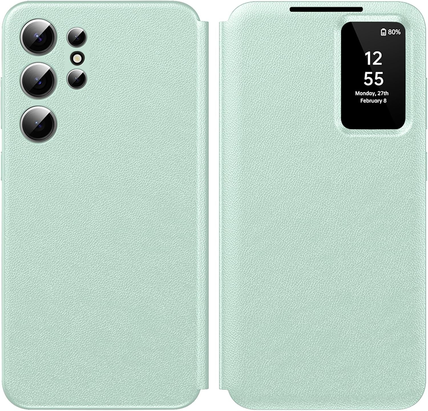 for Samsung Galaxy S24 Ultra with Smart Small Screen View, S-View