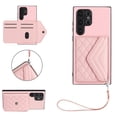 thumbnail image 1 of for Samsung Galaxy S24 Ultra Wallet Case with Card Holder, Elegant Durable PU Leather Protective Magnetic Closure Flip Phone Cover Kickstand RFID Blocking for Women Girls for Galaxy S24 Ultra, Pink, 1 of 9