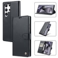 thumbnail image 1 of for Samsung Galaxy S24 Ultra Wallet Case [RFID-Blocking] [Card Holder/Cash Slots] [Kickstand] [Magnetic Clasp], Advanced PU Leather Folio Flip Book Protective Shockproof Cover Women Men,Black, 1 of 10