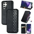 thumbnail image 1 of for Samsung Galaxy S24 Ultra Wallet Case, Vintage PU Leather Flip Case with Card Holder Kickstand Hidden Magnet Folio Case Book Cover Compatible with Samsung Galaxy S24 Ultra - Black, 1 of 8