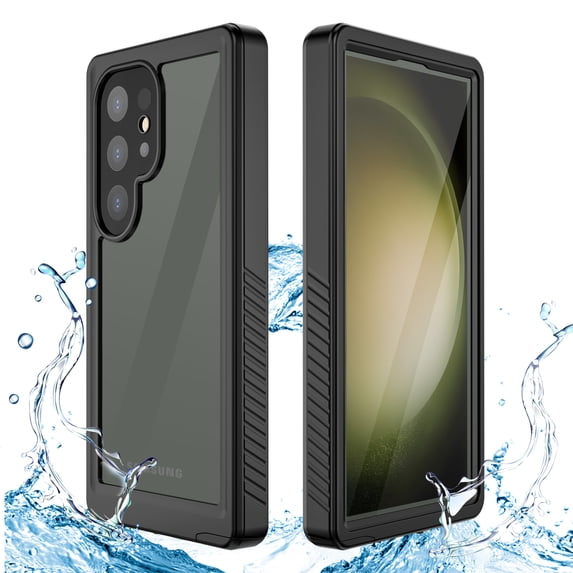 for Samsung Galaxy S24 Ultra Waterproof Case - Shockproof Dustproof Case with Built-in Clear Screen Protector, Full Body Heavy Duty Sealed Protective Cover for Samsung Galaxy S24 Ultra,Black