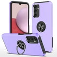 thumbnail image 1 of for Samsung Galaxy S25 Case, 360° Rotatable Ring Holder Kickstand Dual Layer Military-Grade Drop Tested Protection Support Car Holder Mount Magnetic Absorbing Bumper Phone Case, Purple, 1 of 7