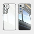 thumbnail image 1 of for Samsung Galaxy S25 Case Clear Slim, [Built in Lens Protector] [Non Yellowing] TPU Bumper Transparent Back Hard Shell Shockproof Thin for Men Women for Samsung Galaxy S25, Gray, 1 of 5