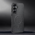 thumbnail image 1 of For Samsung Galaxy S25 Case Compatible with MagSafe, Luxury Slim Shockproof Protective Cover with Leopard Print & Carbon Fiber Texture, Magnetic Phone Case for Women and Men,B, 1 of 11