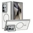 thumbnail image 1 of for Samsung Galaxy S25 Case Compatible with MagSafe, Phone Case with Built-in Camera Stash Stand Shockproof & Scratch-Resistant Back Cover Kickstand for Samsung Galaxy S25, Gray, 1 of 7