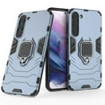 thumbnail image 1 of for Samsung Galaxy S25 Case Heavy Duty Sturdy Shockproof Rugged Hard PC+Soft TPU Bumper Anti-Scratch Military-Grade Drop Protection,Built-in Invisible Kickstand Matte Phone Case,Blue, 1 of 8