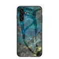 thumbnail image 1 of for Samsung Galaxy S25 Case, Hybrid Tempered Glass Protective Marble Pattern Glossy Design Slim Rugged Shockproof Women Girls Men Protective Anti-Scratch Wireless Charging Cover,Green, 1 of 11