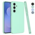 thumbnail image 1 of For Samsung Galaxy S25 Case, Liquid Silicone Phone Case for Samsung Galaxy S25, Ebizware Shockproof Full-Body Protective Rugged Rubber Slim Cover with Microfiber Lining - Mint Green, 1 of 9