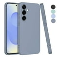 thumbnail image 1 of For Samsung Galaxy S25 Case, Liquid Silicone Phone Case for Samsung Galaxy S25, Ebizware Shockproof Full-Body Protective Rugged Rubber Slim Cover with Microfiber Lining - Gray, 1 of 10