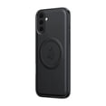 thumbnail image 1 of for Samsung Galaxy S25 Case Magnetic Bracket, Built-in Invisible Kickstand [Compatible with Magsafe] Wireless Charging PU Leather Rugged Protection for Samsung Galaxy S25 Phone Cases, Black, 1 of 8