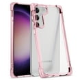 thumbnail image 1 of for Samsung Galaxy S25 Clear Case,Shockproof Soft TPU Bumper and Hard PC Back Cover,Corner Enhanced Protection,Non-Yellowing,Anti-Scratch,Drop Protection,Slim Fit for Galaxy S25,Pink, 1 of 7