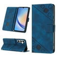 thumbnail image 1 of for Samsung Galaxy S25 Crossbody Wallet Case with Card Holder, Flip Folio Book Style Leather Shockproof Protective Phone Cover with Shoulder Strap/Lanyard for Samsung Galaxy S25, Blue, 1 of 9