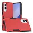 thumbnail image 1 of for Samsung Galaxy S25 Edge Back Case, Luxury Ultra Slim PC + TPU Double-Layer Anti-Fall Shockproof Drop Protective Lightweight 2 In 1 Phone Case Cover for Samsung Galaxy S25 Edge, Red, 1 of 6