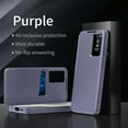 thumbnail image 1 of for Samsung Galaxy S25 Edge Case Smart Clear View, Slim Design Wallet Leather Anti-Scratch Shockproof Phone Case, Card Holder Pocket Cover For Samsung Galaxy S25 Edge Smart View,Purple, 1 of 7
