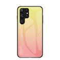 thumbnail image 1 of for Samsung Galaxy S25 Edge Case,Tempered Glass Gradient Color Pattern + TPU Frame Hybrid Slim case for Samsung Galaxy S25 Edge, Case Anti-Scratch Anti-Drop Anti-fingerprint, Yellow, 1 of 8