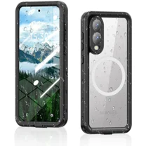 for Samsung Galaxy S25 Edge Case Waterproof [Fit for MagSafe] 360° Full Body Rugged Shockproof Case for S25 Edge 6.7" [IP68 Underwater][Built-in Screen Protector & Lens Protector]