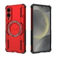 thumbnail image 1 of For Samsung Galaxy S25 Edge Magnetic Phone Case,Military-Grade Drop Protection,Compatible with Mag-Safe,Heavy Duty Tough Rugged Shockproof Dropproof Grip Armored Slim Phone Case Cover,Red, 1 of 10