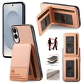 thumbnail image 1 of For Samsung Galaxy S25 Edge Wallet Phone Case,Twill Pattern Design,With Card Slots,Flip Premium PU Leather Magnetic Closure Kickstand Heavy Duty Protective Shockproof Rugged Phone Case,Pink, 1 of 9