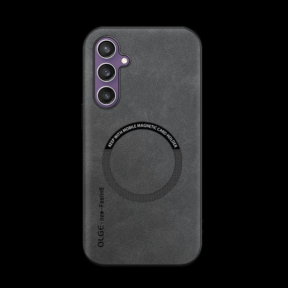 for Samsung Galaxy S25 FE Case Magnetic, Compatible with Magsafe & Car Mount Slim Fit Shockproof Anti-Scratch Bumper Drop Protection Phone Case for Samsung Galaxy S25 FE, Gray