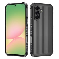 for Samsung Galaxy S25 FE Translucent Case, Luxury PC TPU Anti-Scratch Shock-Absorbent Anti-Fingerprint Drop Protective Non-Slip Lightweight Support Wireless Charging Phone Case Cover, Black