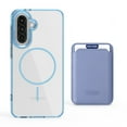 thumbnail image 1 of For Samsung Galaxy S25+ Magnetic Clear Wallet Phone Case,Magnetic Detachable Card Holder,Compatible with Mag-Safe,Military-Grade Protection,Shockproof Transparent Thin Fit Phone Case,Blue, 1 of 8