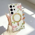 thumbnail image 1 of For Samsung Galaxy S25 Phone Case,Compatible With Mag-Safe,Elegant Colorful Floral Print Pattern,Transparent Back,PC + TPU Hybrid Shockproof Anti-fall Non-Slip Drop Protection,Phone Case,C, 1 of 8