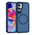 thumbnail image 1 of Samsung Galaxy S25 Phone Case, Phone case Samsung Galaxy S25 Magnetic Case [Compatible with MagSafe] Tough Rugged Matte Slim Shockproof Anti-Fingerprint Anti-Scratch Cover, Royalblue, 1 of 7