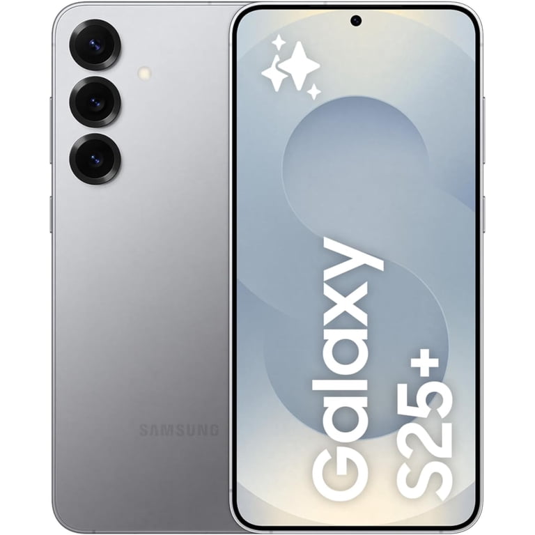 Samsung Galaxy S25 グレー 本体 Samsung Galaxy S25+ Plus (256GB, 12GB RAM) AI Smartphone - Brand