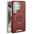 thumbnail image 1 of for Samsung Galaxy S25 Plus Case Compatible with MagSafe, 360° Rotating Ring Kickstand, Ultra Slim Lightweight Shockproof Back Cover, Luxury Drop Protective Phone Case for Galaxy S25 Plus, Winered, 1 of 5