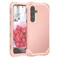 thumbnail image 1 of for Samsung Galaxy S25 Plus Case, Heavy Duty Military Grade Drop Protection Hybrid Cover, Rugged Shockproof Dustproof Triple-Layers Tough Phone Case for Samsung Galaxy S25 Plus, Rosegold, 1 of 7