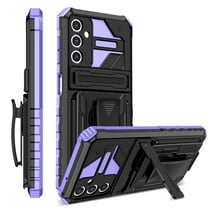 for Samsung Galaxy S25 Plus Case - Heavy Duty Phone Holster with Belt Clip | with Kickstand | Shockproof, Dual Layer Protective | Drop Protection Hybrid Case for Samsung Galaxy S25 Plus, Purple