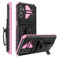 thumbnail image 1 of for Samsung Galaxy S25 Plus Case - Heavy Duty Phone Holster with Belt Clip | with Kickstand | Shockproof, Dual Layer Protective | Drop Protection Hybrid Case for Samsung Galaxy S25 Plus, Pink, 1 of 11