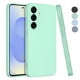 thumbnail image 1 of For Samsung Galaxy S25 Plus Case, Liquid Silicone Phone Case for Samsung Galaxy S25 Plus, Ebizware Shockproof Full-Body Protective Rugged Rubber Slim Cover with Microfiber Lining - Mint Green, 1 of 10