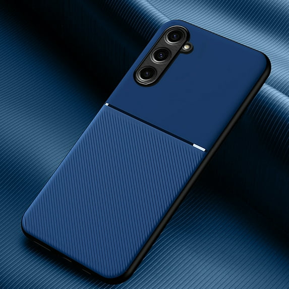 for Samsung Galaxy S25 Plus Case, Luxury Ultra Slim with Magnetic Matte Dual Layer Shockproof Bumper Frame Drop Protection Hybrid Phone Case Cover for Samsung Galaxy S25 Plus,Blue