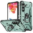 thumbnail image 1 of for Samsung Galaxy S25 Plus Case, with Magnetic Car Mount Function, Military Grade Shockproof Non-Slip Case Built-in 360° Rotate Ring Stand for Galaxy S25 Plus - Darkgreen, 1 of 9