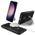 thumbnail image 1 of for Samsung Galaxy S25 Plus Case with Stand, Magnetic Rugged Military Grade Shockproof Portective Case Compatible with MagSafe Wireless Charger&Magnetic Car Mount Holder Phone Case,Black, 1 of 10