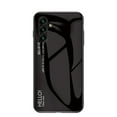 thumbnail image 1 of for Samsung Galaxy S25 Plus Case,Tempered Glass Gradient Color Pattern + TPU Frame Hybrid Slim case for Samsung Galaxy S25 Plus, Case Anti-Scratch Anti-Drop Anti-fingerprint, Black, 1 of 10