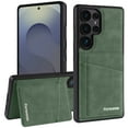 thumbnail image 1 of for Samsung Galaxy S25 Plus Wallet Phone Case with Card Holder, [RFID Blocking PU Leather Protection][Back Flip Magnetic Cases] Kickstand Shockproof Women Men Slim Cover for Galaxy S25 Plus - Green, 1 of 8