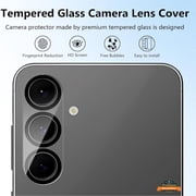 For Samsung Galaxy S25 /S24 Camera Lens Protector HD Clear Back Camera Protector Tempered Glass, Case Friendly, Ultra-Thin, Easy Installation Cover, XPM Protector [Clear]