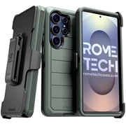 Defender Case for Samsung Galaxy S25 Ultra with Belt Clip, Kickstand, Dual-Layer, Army Green/Black