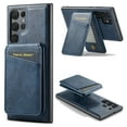 thumbnail image 1 of for Samsung Galaxy S25 Ultra Case [Compatible with MagSafe] with Removable Card Holder Magsafe case Wallet 2 in 1 Detachable Back Cards Slot Premium PU Leather Magnetic Car Holder Mount case, Blue, 1 of 10